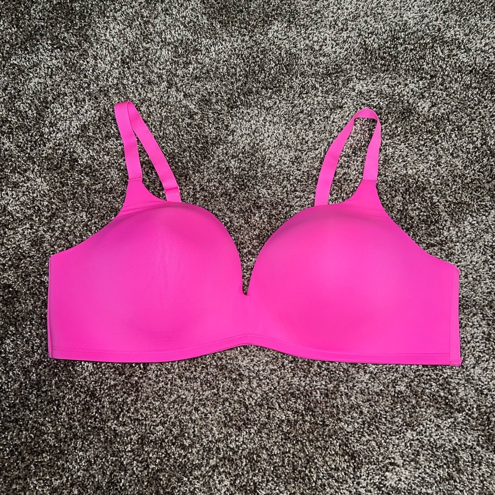 Hot pink wireless bra size 3xl maidenform